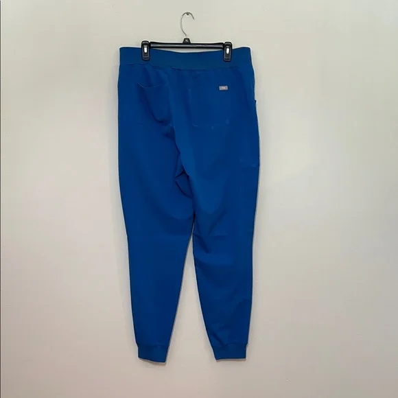 Figs Women's Blue Jogger Pants Size XL /T Side & Back Pockets Drawstring Waist - Picture 7 of 13